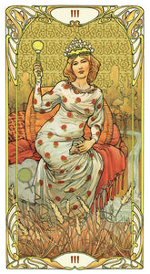 Golden Art Nouveau Tarot - Major Arcana only