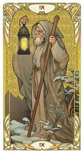 Golden Art Nouveau Tarot - Major Arcana only