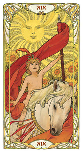 Golden Art Nouveau Tarot - Major Arcana only