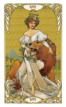 Load image into Gallery viewer, Golden Art Nouveau Tarot - MINI