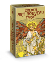 Load image into Gallery viewer, Golden Art Nouveau Tarot - MINI