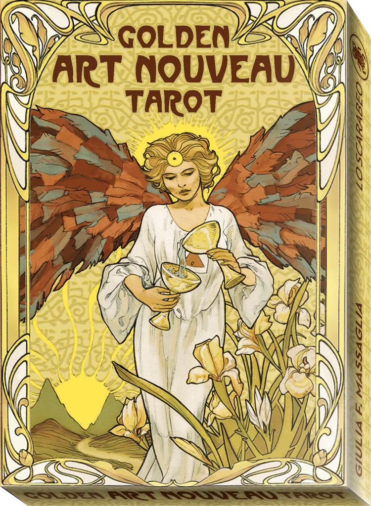 Golden Art Nouveau Tarot - Major Arcana only