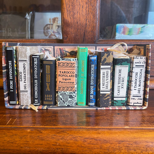 The Meneghello Tarot Shelf of 10 Miniature Tarot decks