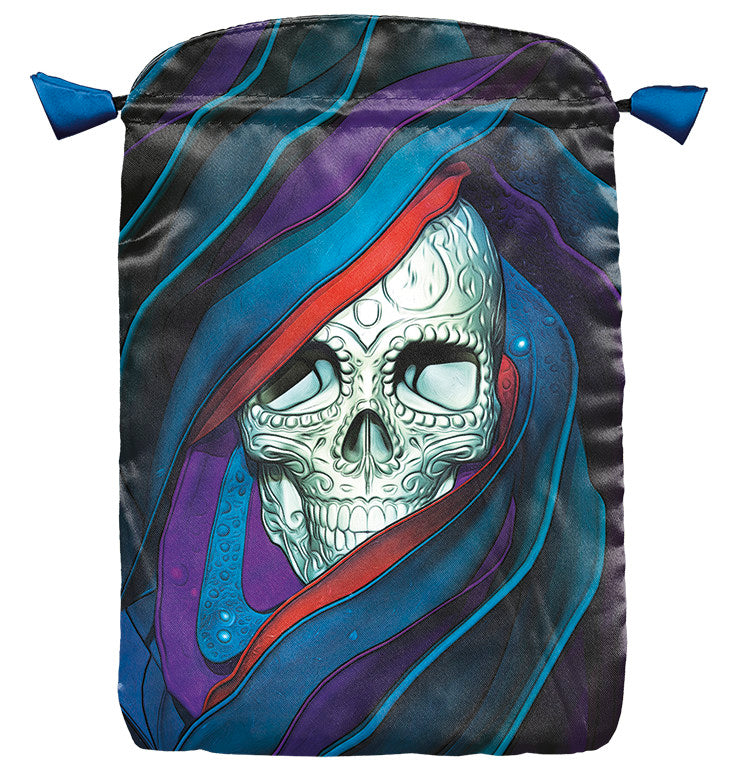 Santa Muerte Skull Tarot Bag