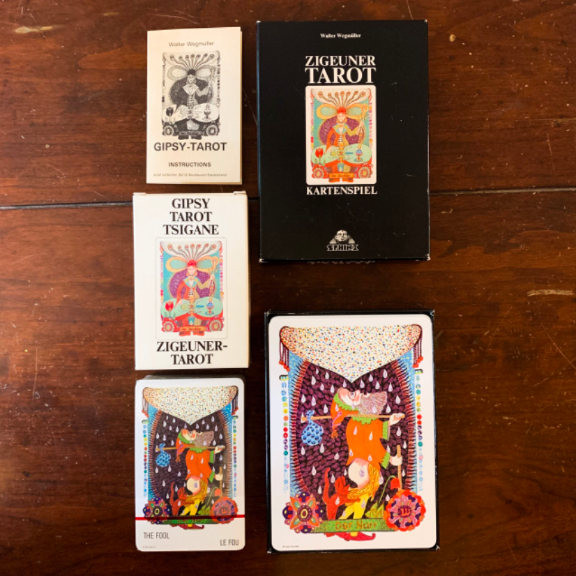 Gipsy Tarot / Tarot Tsigane / Zigeuner Tarot - 2 Decks! FIRST EDITIONS
